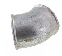 Rp 2 1/2'' Hierro fundido galvanizado Codo de 45 grados 25 Bar