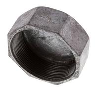 Rp 2 1/2'' Hierro fundido zincado Tapa final 25 Bar