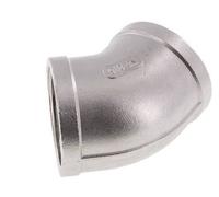 Rp 2'' Acero inoxidable 45 grados Codo 16 Bar