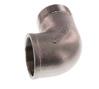 Rp 2'' x R 2'' F/M Codo de 90 grados de acero inoxidable 10 Bar