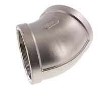 Rp 3'' Acero inoxidable 45 grados Codo 16 Bar