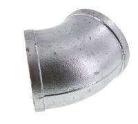Rp 3'' Hierro fundido galvanizado Codo de 45 grados 25 Bar