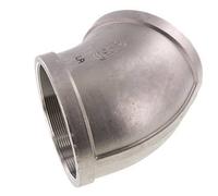 Rp 4'' Codo de acero inoxidable de 45 grados 16 Bar