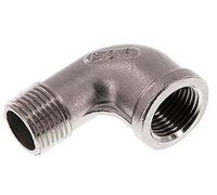 Rp 4'' x R 4'' F/M Codo de 90 grados de acero inoxidable 16 Bar