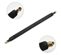 RP para SMA macho a RP para SMA hembra, 1 paquete de cable plano de extensión coaxial de 25 cm, impedancia de 50 OHM compatible con adaptadores WiFi compatibles con 802 11ac 802 11n 802 11g y 802 11b