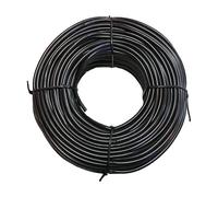 RP RIEGOPRO Microtubo PVC Flexible 4x6 mm para Riego por Goteo - Tubo de Irrigación en Rollo 25 m o 100 m - Marrón o Negro (Negro, 100 metros)