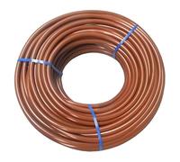 RP RIEGOPRO Microtubo PVC Flexible 4x6 mm para Riego por Goteo - Tubo de Irrigación en Rollo 25 m o 100 m - Marrón o Negro (Marrón, 100 metros)