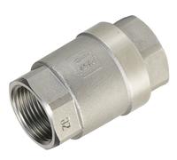 Rp1 1/4'' Acero Inoxidable 316 Válvula Antirretorno PTFE 0.038-63bar (0.55-914psi) - Alta Presión
