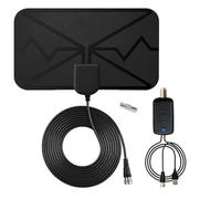 Rpanle 36DBI Antena TV Interior, 250 km Poderoso Antena HDTV Digital con Amplificador y Cable Coaxial, Soporta 1080P 4K HD VHF