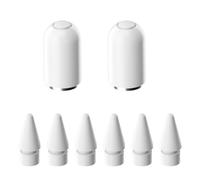 Rpanle 6 Piezas Puntas para Apple Pencil 2a/1a Generacion, 2 Piezas Tapas Magnéticas de Repuesto para Apple Pencil, Puntas de lápiz de Alta sensibilidad
