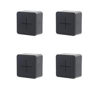 Rpanle Ganchos Autoadhesivos, 4 Piezas Ganchos para Toallas Sin Perforaciones, para Baño, Cocina y Dormitorio (Negro)