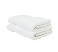 rparty-Juego de Toallas Premium de 2 Piezas, 2 Toallas de baño 70x130 cm - Algodón 100% - 500 gsm - Calidad del Hotel, súper Suave y Altamente Absorbente Color Blanco