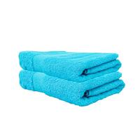 rparty-Juego de Toallas Premium de 2 Piezas, 2 Toallas de baño 70x130 cm - Algodón 100% - 500 gsm - Calidad del Hotel, súper Suave y Altamente AbsorbenteColor Turquesa