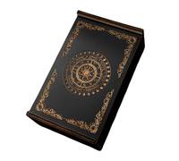 RPFROP Caja de almacenamiento rectangular pequeña, organizador de joyas, llaves, monedas, cartas, tarots, lata de almacenamiento