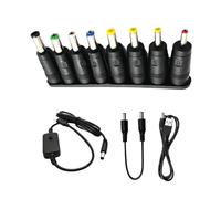 RPFROP PD5V-20V 3A Adaptador de corriente directa PD5V 9V 12V 15V 20V a convertidores de corriente directa con 8/10/28/34 puntas