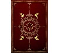 Rpg Character Journal: Campaign & 5e Character Backstory Guide Dark Red & Gold Cover Design