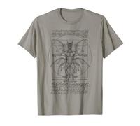 RPG Fantasía Dragón Miniatura Hombre Vitruvio Leonardo Da Vinci Camiseta