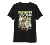 RPG Fantasía Mini Pintor Divertido Aerógrafo Backlog Cola Camiseta Premium