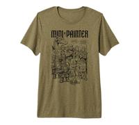 RPG Fantasía Mini Pintor Divertido Aerógrafo Backlog Cola Camiseta Premium