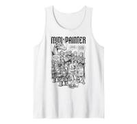 RPG Fantasía Mini Pintor Divertido Aerógrafo Backlog Cola Camiseta sin Mangas