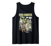 RPG Fantasía Mini Pintor Divertido Aerógrafo Backlog Cola Camiseta sin Mangas