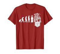 RPG Game Evolución Skull Juego de Mesa JdR Juego de rol Camiseta, Hombre, Arándano, L