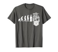 RPG Game Evolución Skull Juego de Mesa JdR Juego de rol Camiseta, Hombre, Asfalto, L