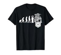 RPG Game Evolución Skull Juego de Mesa JdR Juego de rol Camiseta, Hombre, Negro, S