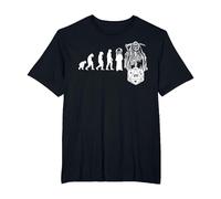 RPG Game Evolución Skull Juego de Mesa JdR Juego de rol Camiseta, Hombre Tallas Grandes, Negro, 6X Alto