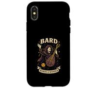 RPG Gamer Bard D20 Dice Nerdy Geek Hombres Mujeres Niños Carcasa para iPhone X/XS