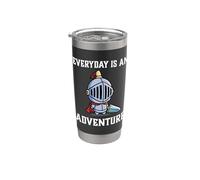 RPG Gamer Everyday es un juego para jugadores de Adventure Knight Vaso térmico de acero inoxidable de doble pared