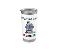 RPG Gamer Everyday es un juego para jugadores de Adventure Knight Vaso térmico de acero inoxidable de doble pared