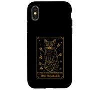 RPG Gamer Fumbler Dice Nerdy Geek Tarot Card Cat Hombres Mujeres Carcasa para iPhone X/XS