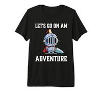 RPG Gamer Let's Go On An Adventure Knight Jugador Juego Camiseta Premium