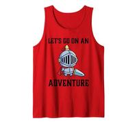 RPG Gamer Let's Go On An Adventure Knight Jugador Juego Camiseta sin Mangas