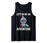RPG Gamer Let's Go On An Adventure Knight Jugador Juego Camiseta sin Mangas