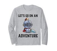 RPG Gamer Let's Go On An Adventure Knight Jugador Juego Manga Larga