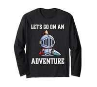 RPG Gamer Let's Go On An Adventure Knight Jugador Juego Manga Larga
