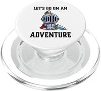 RPG Gamer Let's Go On An Adventure Knight Jugador Juego PopSockets PopGrip para MagSafe