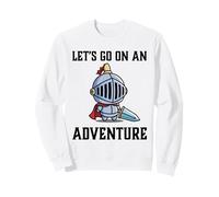 RPG Gamer Let's Go On An Adventure Knight Jugador Juego Sudadera
