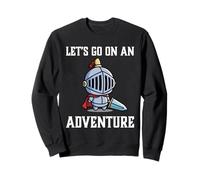 RPG Gamer Let's Go On An Adventure Knight Jugador Juego Sudadera