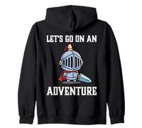 RPG Gamer Let's Go On An Adventure Knight Jugador Juego Sudadera con Capucha