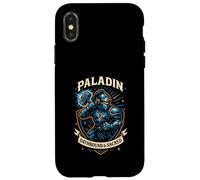 RPG Gamer Paladin D20 Dice Nerdy Geek Hombres Mujeres Niños Carcasa para iPhone X/XS
