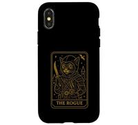 RPG Gamer Rogue D20 Dados Nerdy Geek Cat Hombres Mujeres Niños Carcasa para iPhone X/XS
