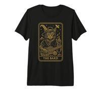 RPG Gamer The Bard D20 Dice Nerdy G at Hombres Mujeres Niños Camiseta Premium