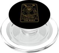 RPG Gamer The Bard D20 Dice Nerdy Geek Cat Hombres Mujeres Niños PopSockets PopGrip para MagSafe