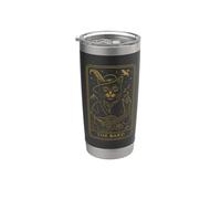 RPG Gamer The Bard D20 Dice Nerdy G at Hombres Mujeres Niños Vaso térmico de acero inoxidable de doble pared