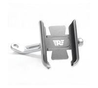 RPGBROSHOP Soporte para Espejo retrovisor y Soporte para Mani para Bullet/Meteor/Classic 350 500 Interceptor 650 Continental GT 535 Himalayan 411 Soporte para Teléfono Y GPS(Mirror Silver-A)