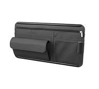 RPGPRLGYO Porta Gafas de Sol para Parasol, para VW Amarok Double Cab 2010-2020/VW Amarok 2022-2024 Soporte Gafas Coche Magnético de Cuero Clip para Gafas de Sol Vista