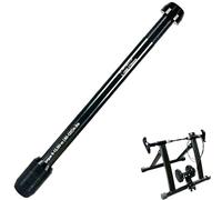 RPHONGHONG Rodillo de entrenamiento para bicicleta, eje pasante, aleación de aluminio, M12 x 1,5, eje paso, paso de rosca de 168 a 178 mm, adaptador para bicicleta